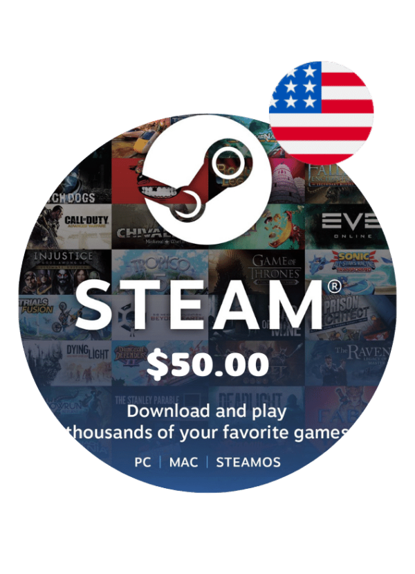 Steam Gift Card - $50